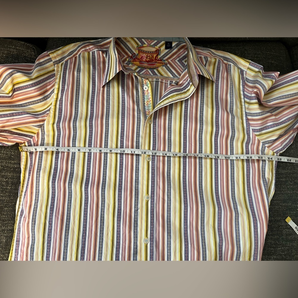 Robert Graham Button Down 70s Style Dress Shirt - Picture 10 of 11